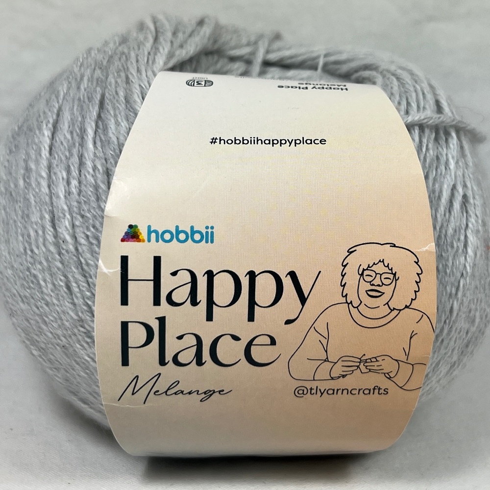 HOBBII Happy Place Melange Yarn #36 Foggy